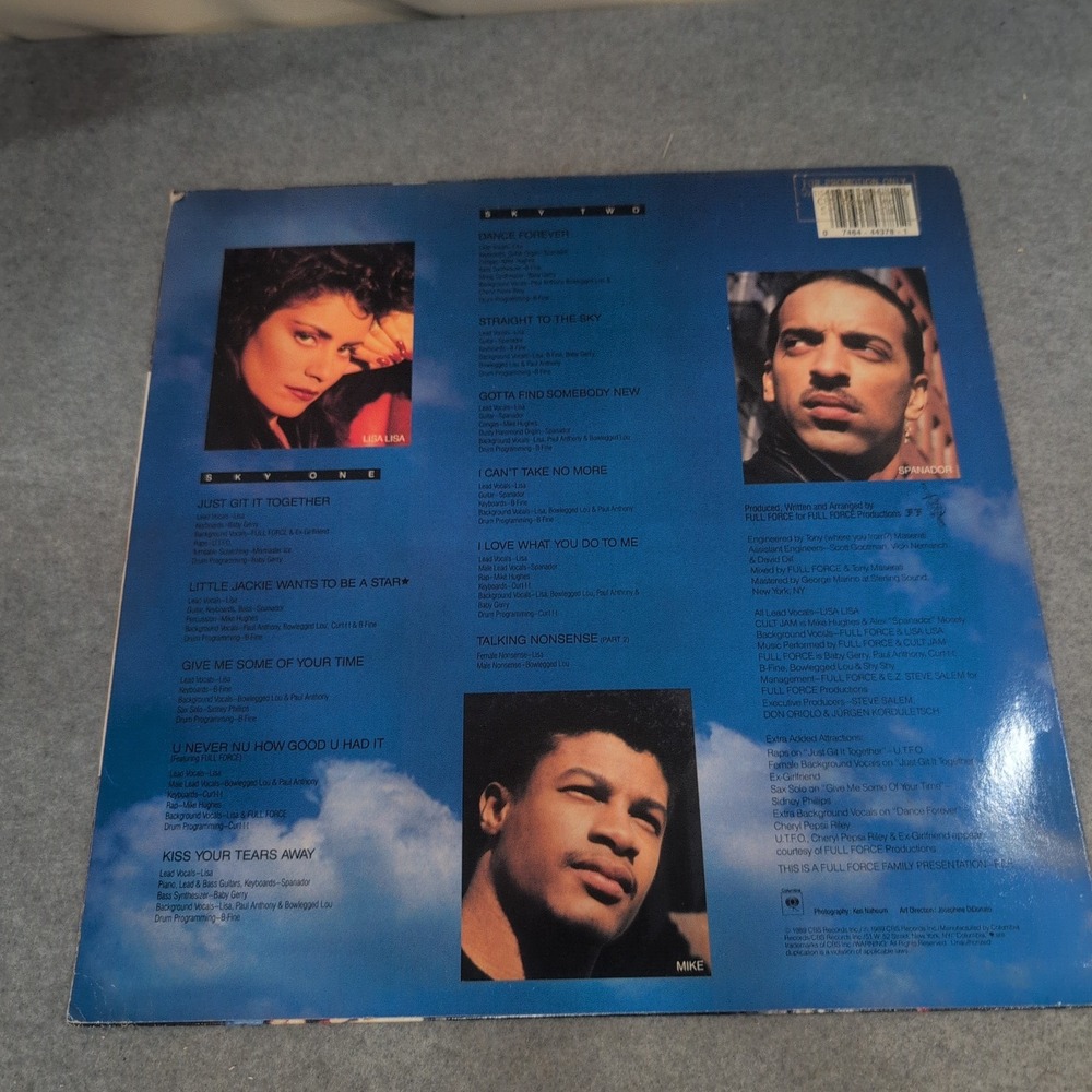 Lisa Lisa & Cult Jam Straight to the Sky 1989 Vinyl LP Promo Columbia C 44378 - Picture 2 of 7